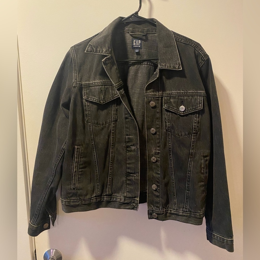 Gap Black Denim Jean Jacket
